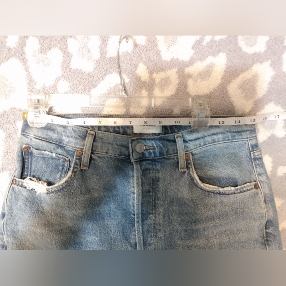 Agolde - Riley Long High Rise Straight Jeans - Picture 5 of 10